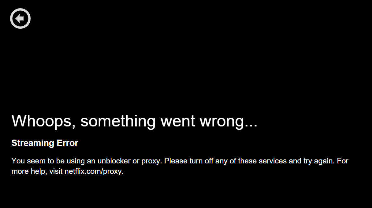 How To Fix A Netflix Proxy Error in 2024